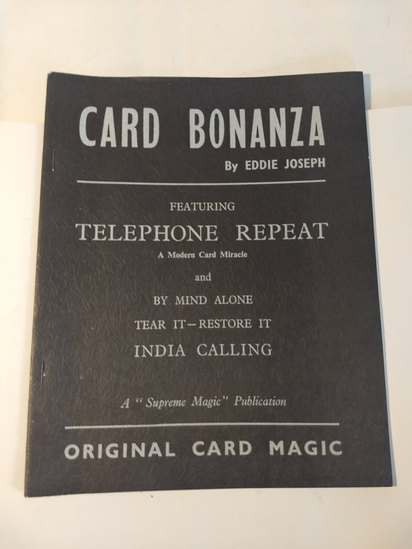 Eddie Joseph - Card Bonanza