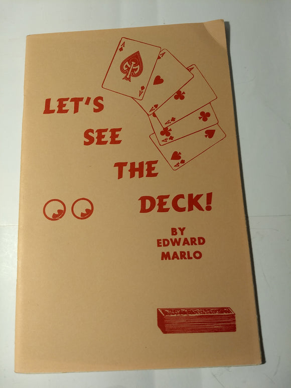 Edward Marlo - Let's See the Deck