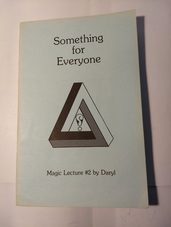 Daryl - Something for Everyone - Magic Lectuer 2