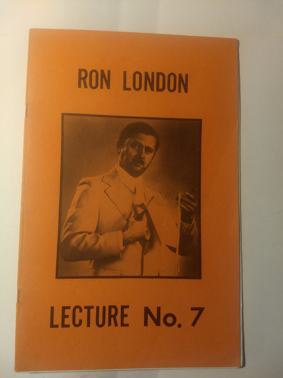 Ron London - Lecture No. 7