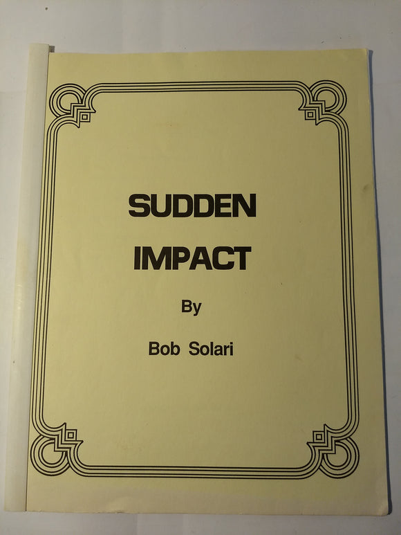 Bob Solari - Sudden Impact