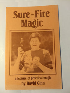 David Ginn - Sure Fire Magic - A lecture of practical magic