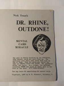 Nick Trost - Dr Rhine Outdone