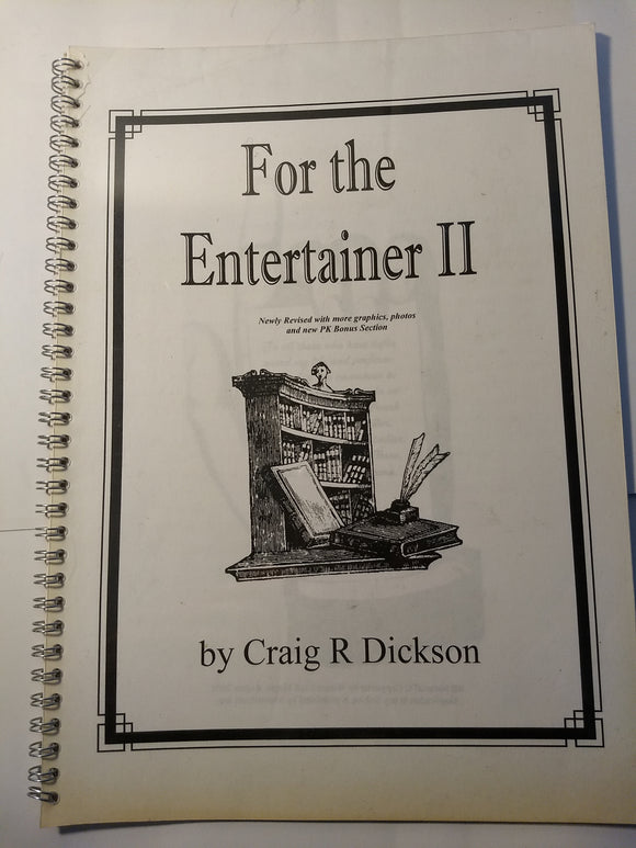 Craig Dickson - For the Entertainer II