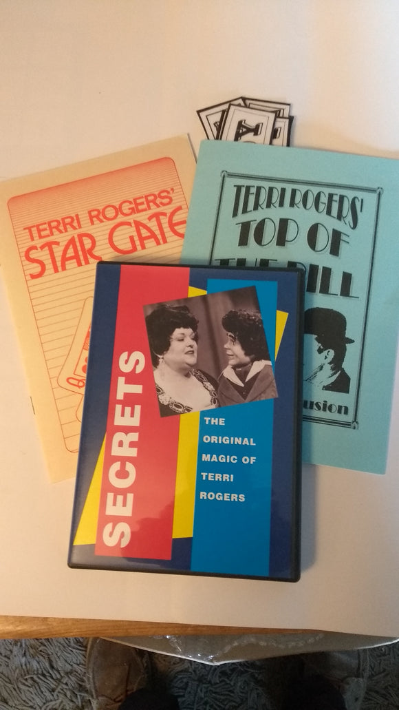 Secrets: Original Magic of Terri Rogers DVD PLUS Stargate and Top of the Bill